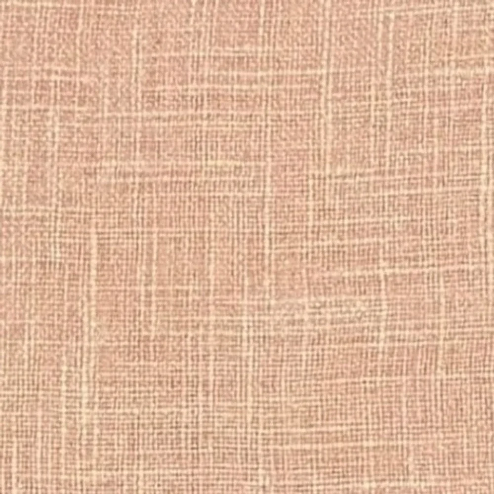 Vintage Pink Fringed Linen Textured Table Runner Placemats Napkins Set 9pc